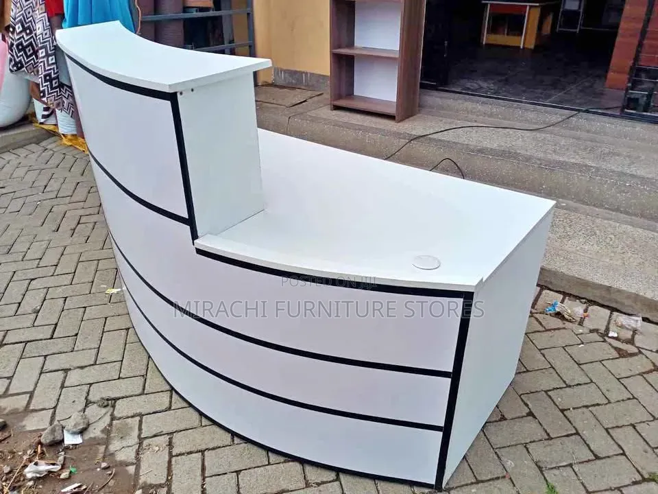 Oval Reception Desk