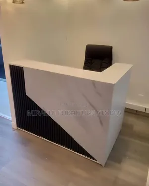 White Reception Desk