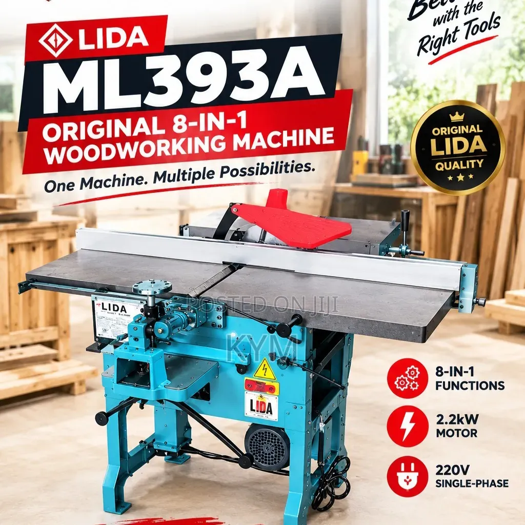 8 in 1 WOODWORKING MACHINE - LIDA