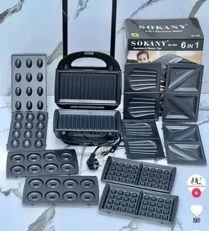 Sokany 6-in-1 Sandwich Maker Set (SK-908)