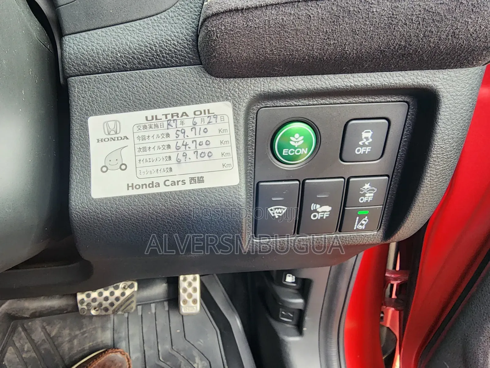Honda Vezel 1.5 2WD 172 hp 2019 Red