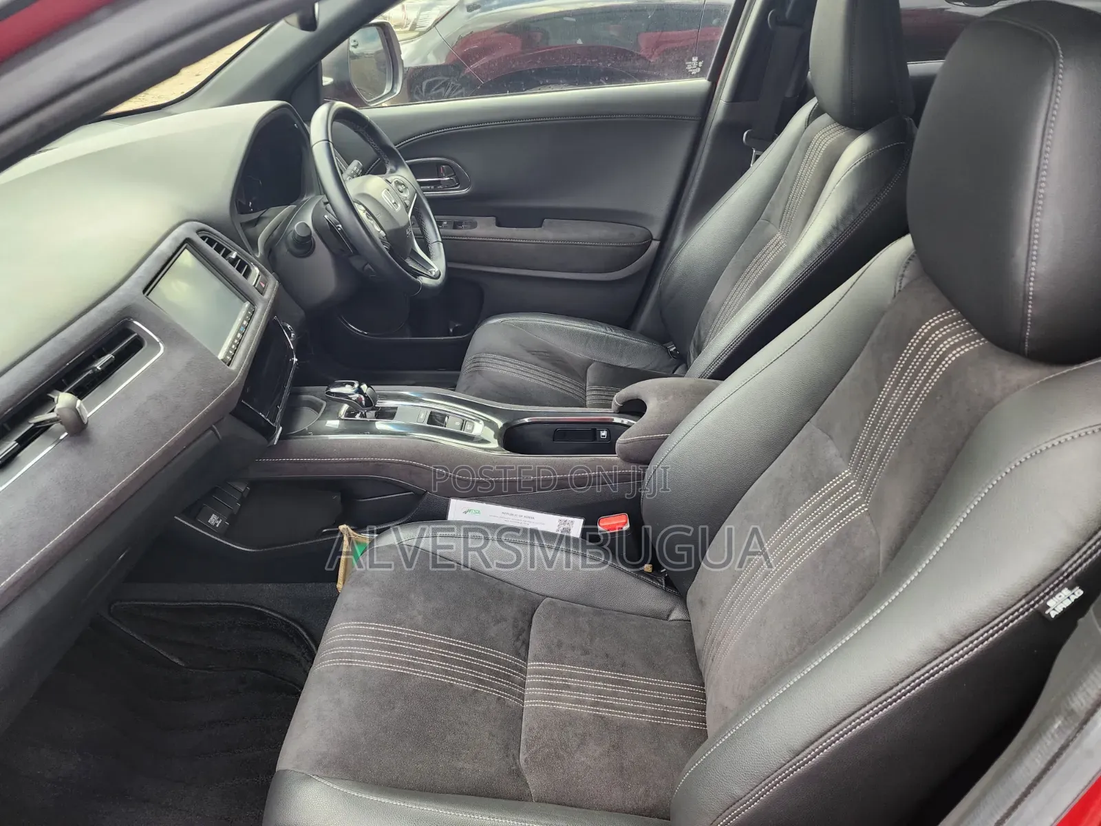Honda Vezel 1.5 2WD 172 hp 2019 Red