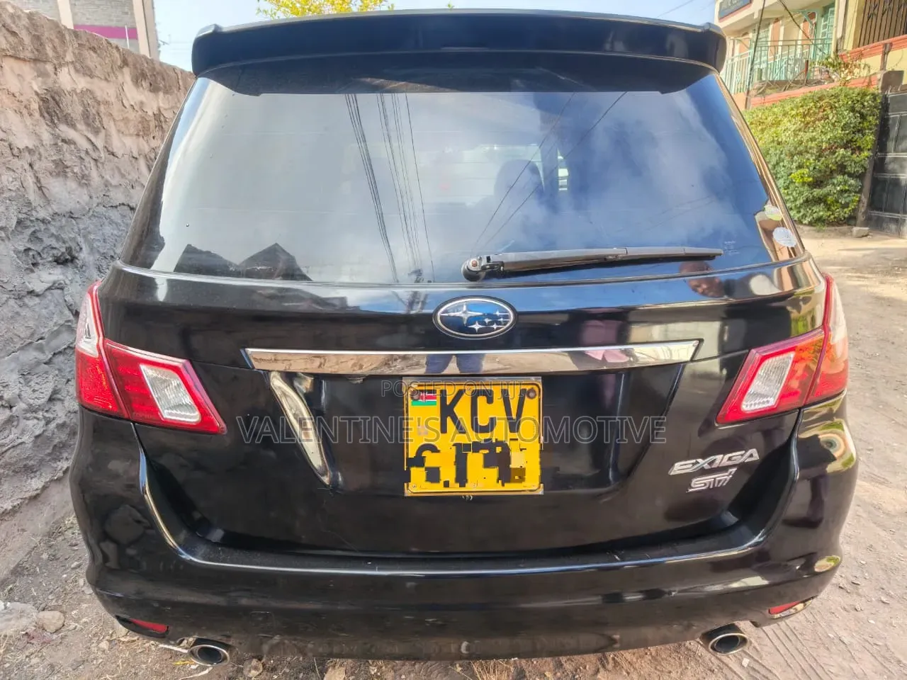 Subaru Exiga 2008 Black