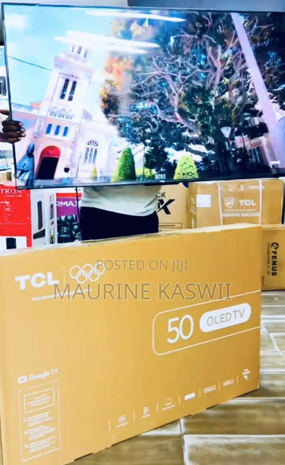 50-Inch Ultra HD QLED Smart Television-TCL