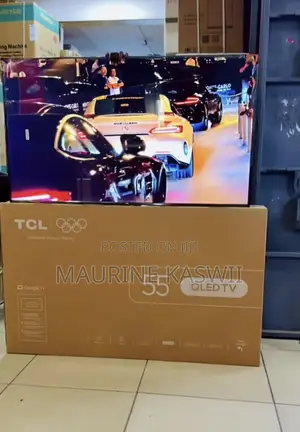 TCL 55 Inch QLED Smart TV With Dolby Atmos and Google TV - 55T6D