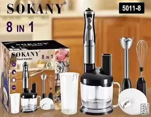 Sokany 8-in-1 Multifunctional Hand Blender (Model 5011-8)
