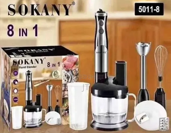Sokany 8-in-1 Multifunctional Hand Blender (Model 5011-8)