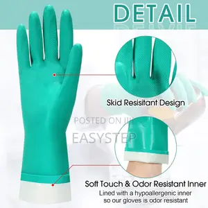 Nitrile Heavy Duty Industrial Work Gloves Size 10