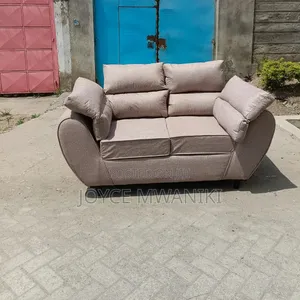 2 Seater Modern Sofa Set, Baige 