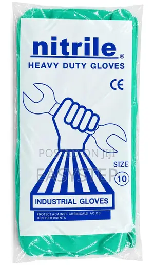 Nitrile Heavy Duty Industrial Work Gloves Size 10