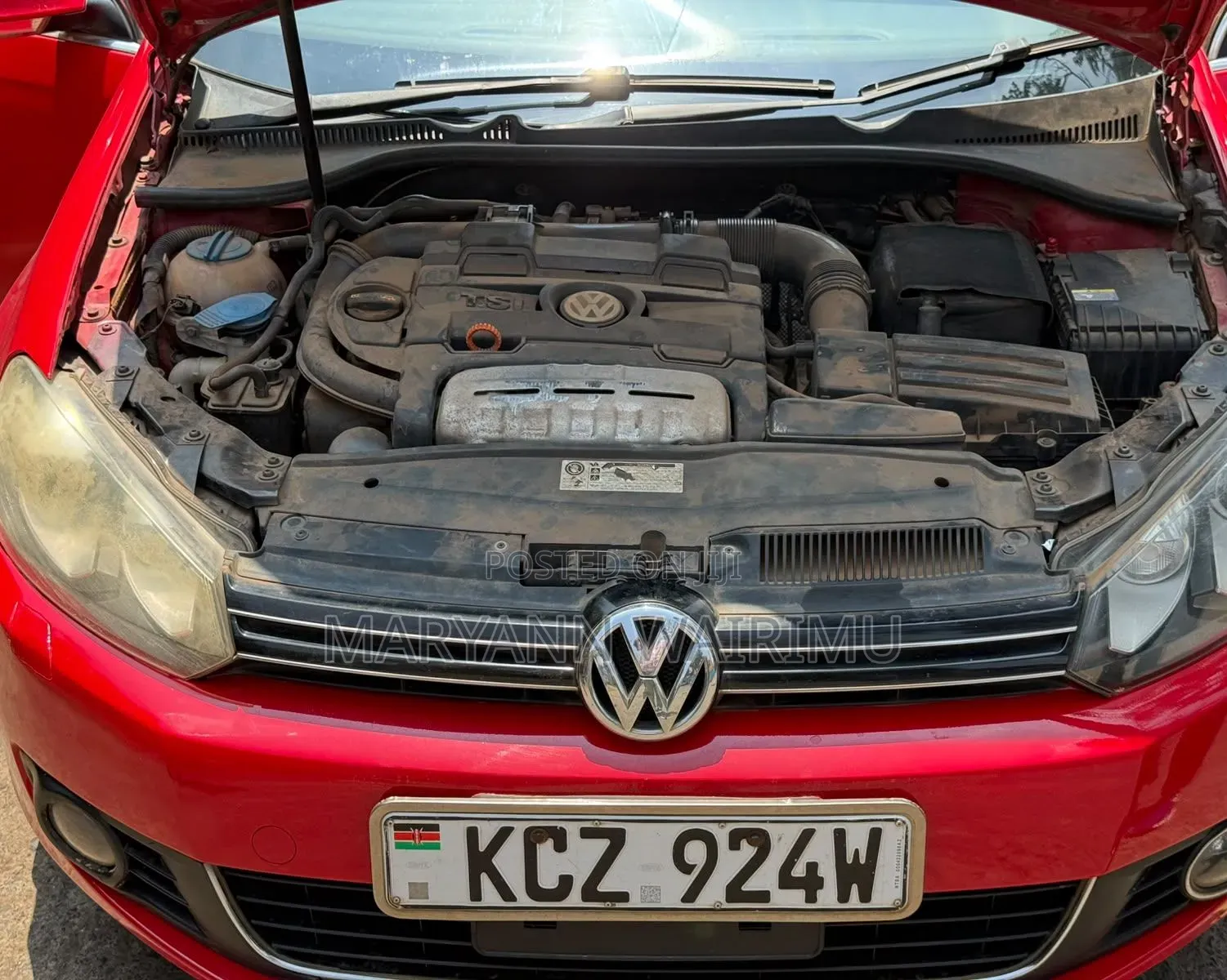 Volkswagen Golf 2013 Red