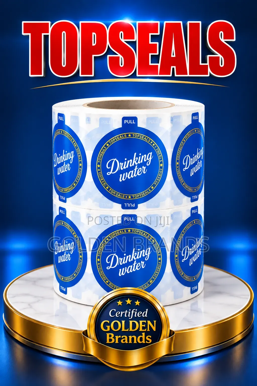 ‎TOPSEALS Drinking Water Bottle Seals, Roll 1000 PCS