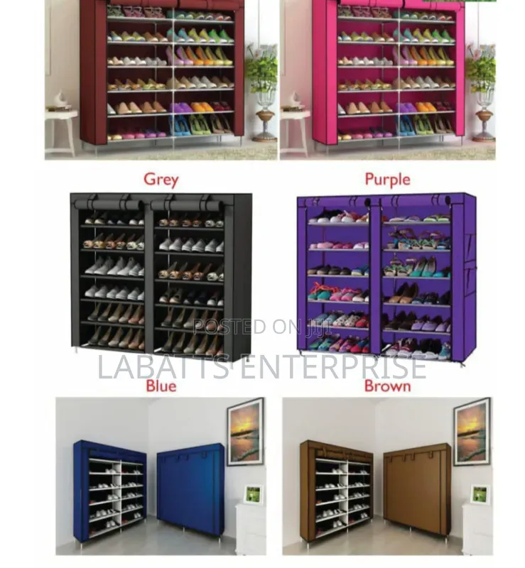 Double Column 36-Pair Shoe Organizer – Smart Storage Solution