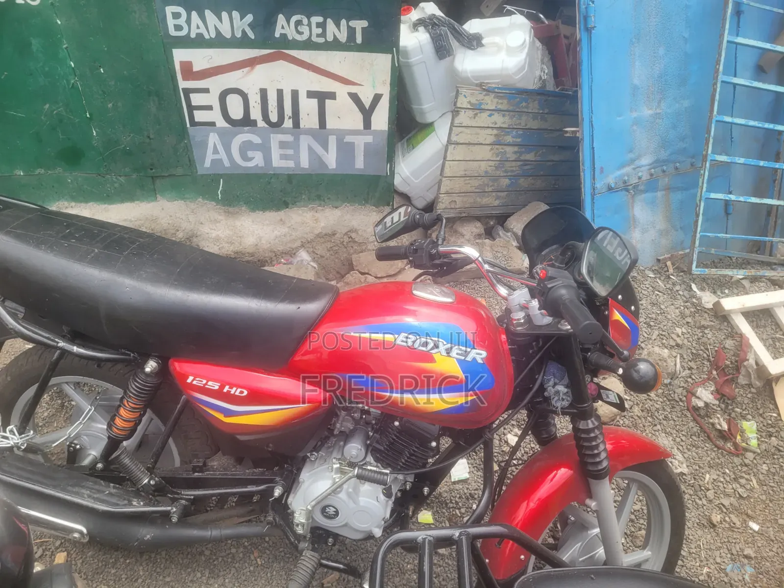 New Bajaj Boxer 125 2026 Red