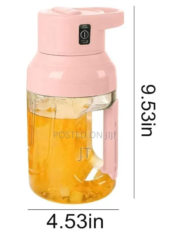 1600ml 2in1 Cordless Juicer Blender Bottle Rechargeable DM689