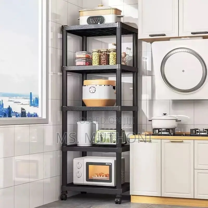 Thickened 5-Tier Multi-Purpose Kitchen Storage Rack