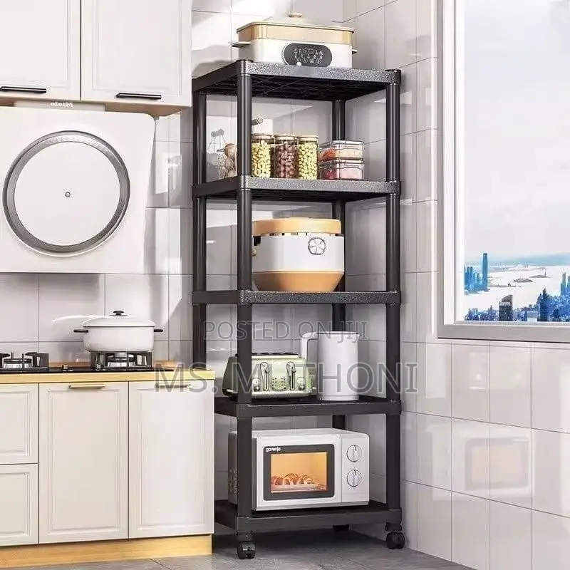 Thickened 5-Tier Multi-Purpose Kitchen Storage Rack