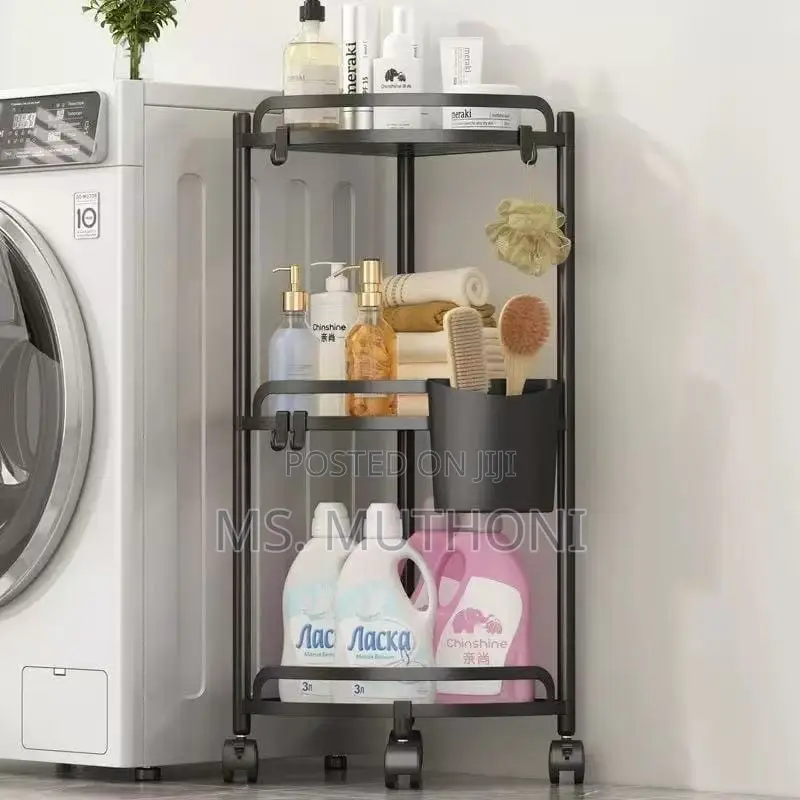 Multi-Layer Triangular Corner Storage Rack