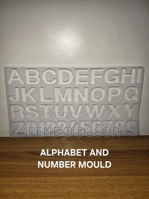 Alphabet Resin Mould