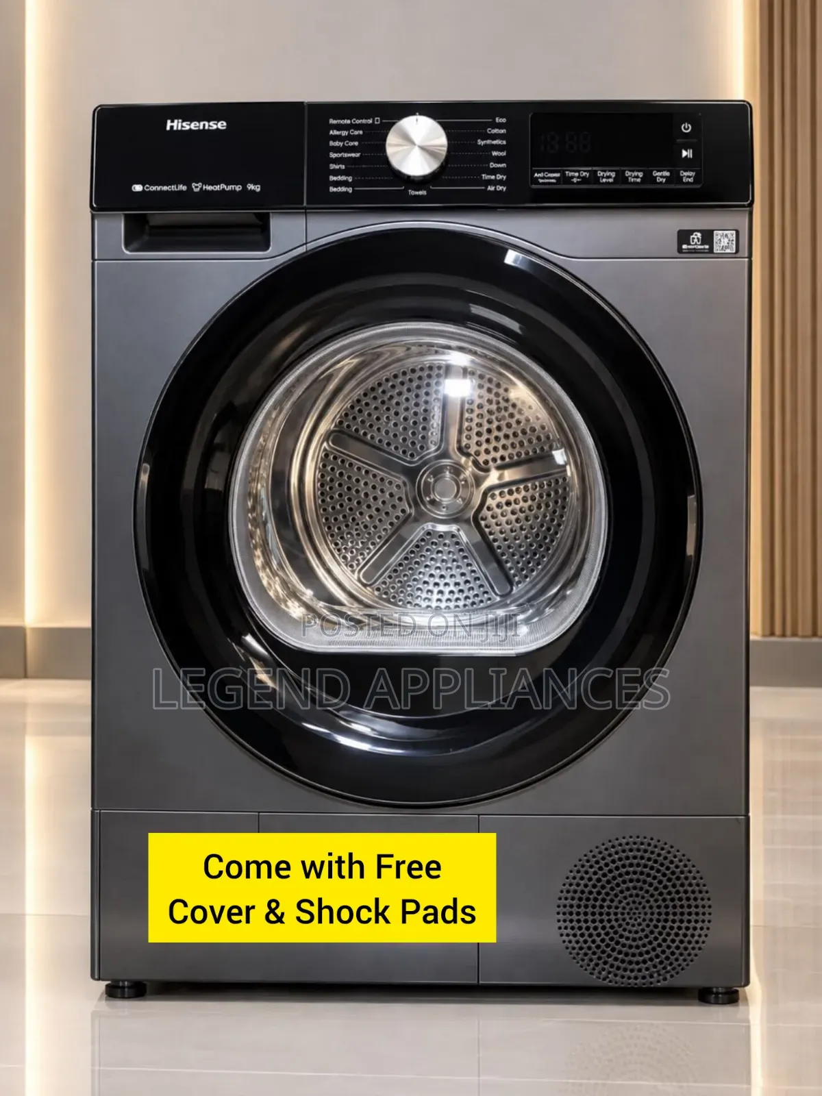 Hisense Front Load Wash and Spin Washing Machine