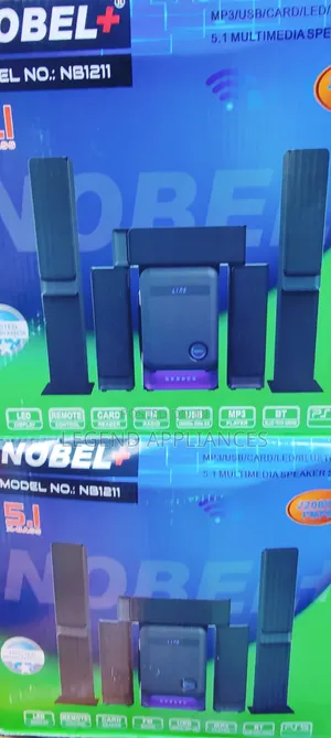 Nobel 5.1 NB1211 Multimedia Speaker Subwoofer - 22000W