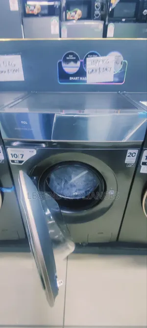 TCL 10/7kg Dry Front Load Washing Machine