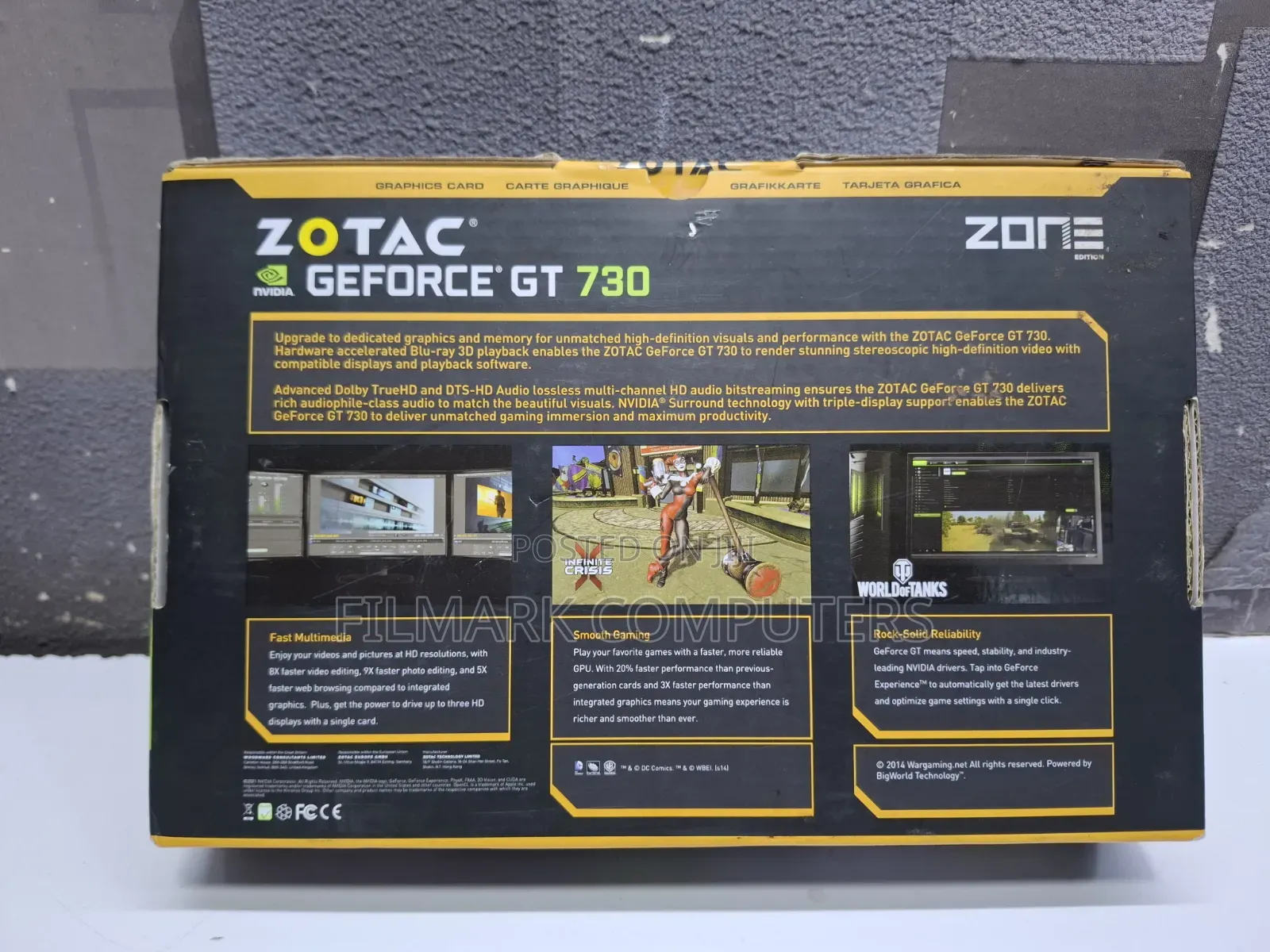 ZOTAC GeForce GT 730 Zone Edition NVIDIA GeForce 4GB DDR3
