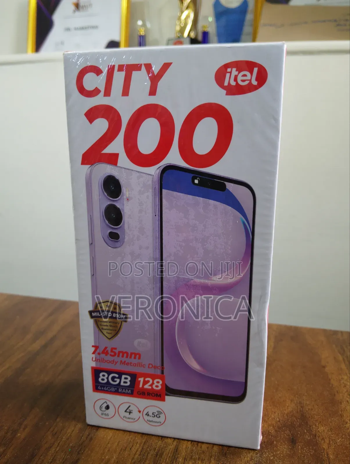 New Itel City 200 128 GB Purple