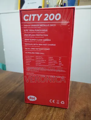 New Itel City 200 128 GB Purple