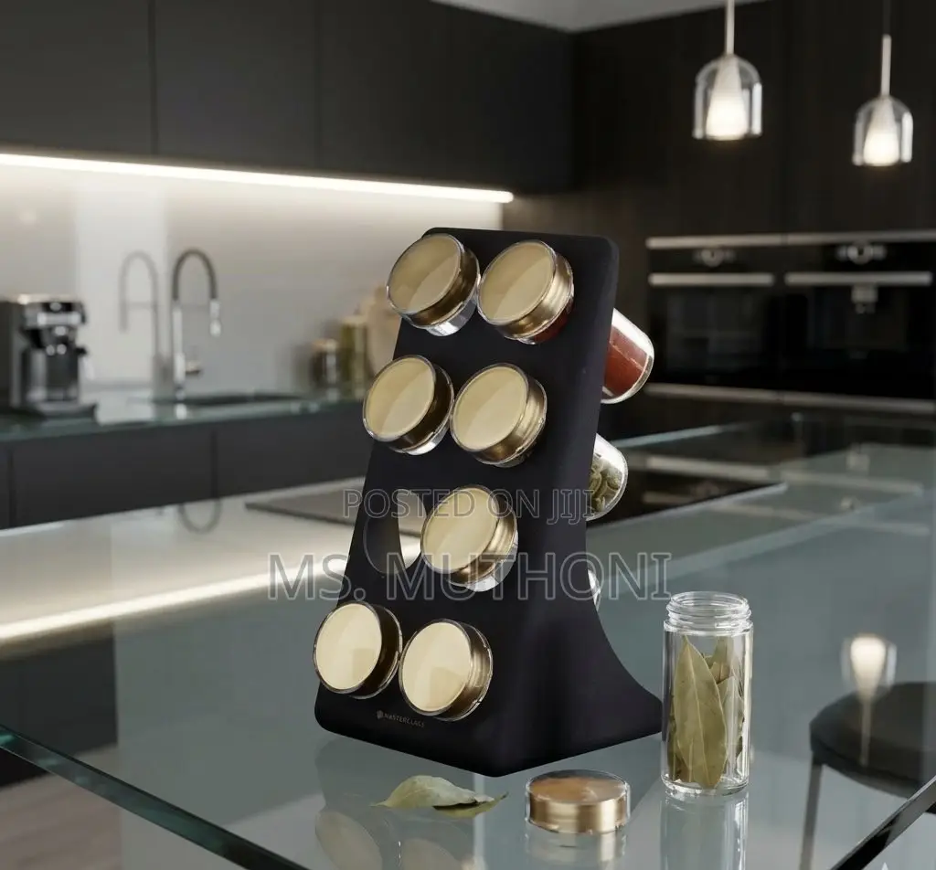 MasterClass Eight Jar Spice Rack