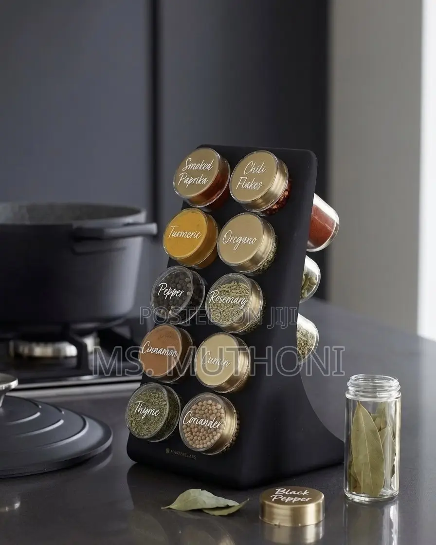 MasterClass Eight Jar Spice Rack