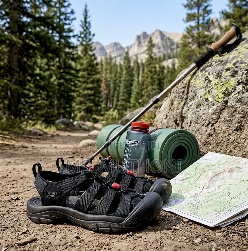  (Triple Black) Outdoor Toe Protect Design Keen Sandals Size 38-45