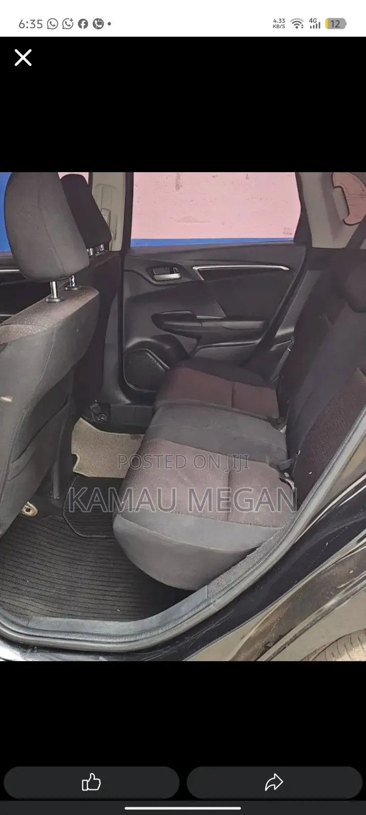 Honda Fit 2017 Black