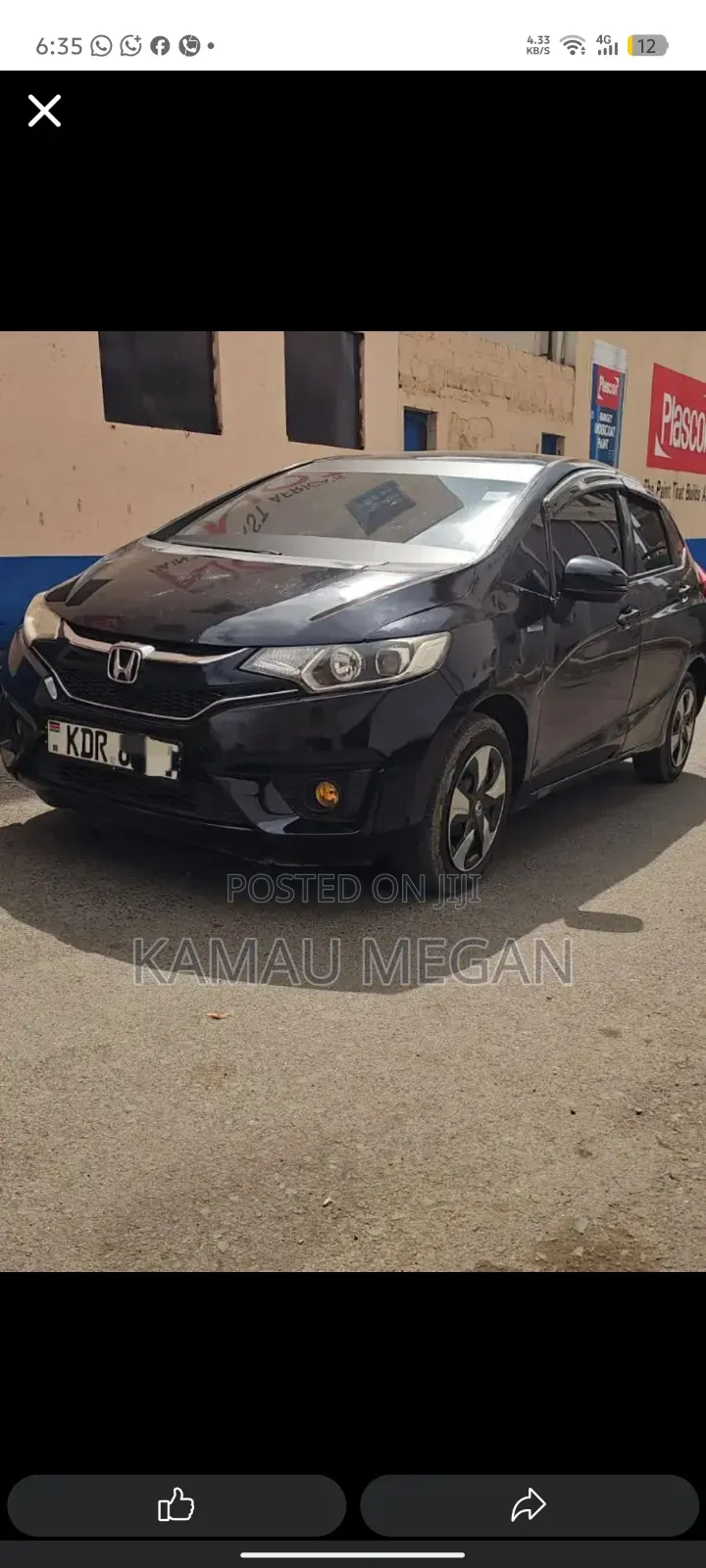 Honda Fit 2017 Black
