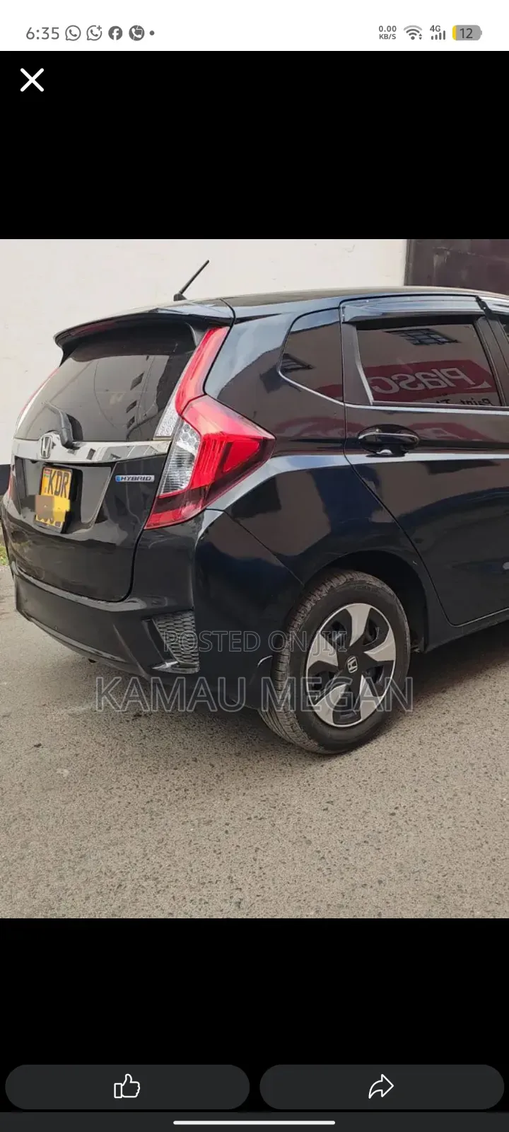 Honda Fit 2017 Black
