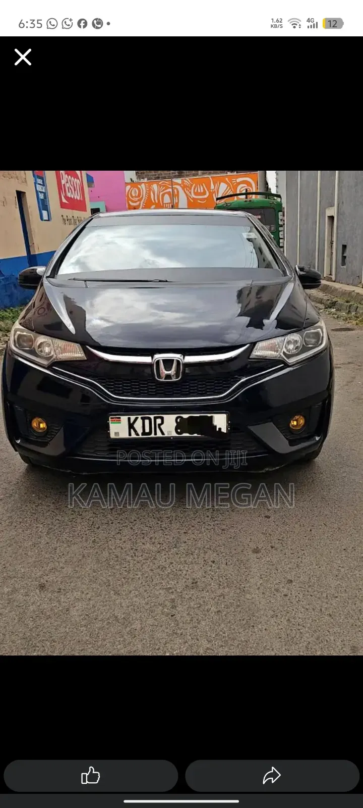 Honda Fit 2017 Black