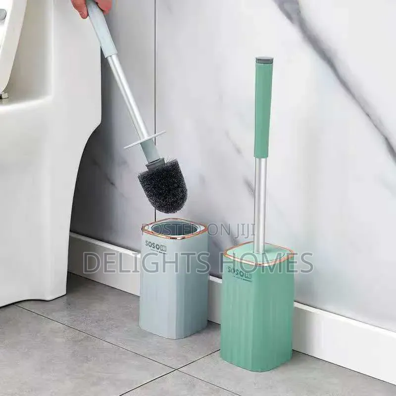 Wall Mounted High Quality Toilet Cleaning Brush Set-Bli