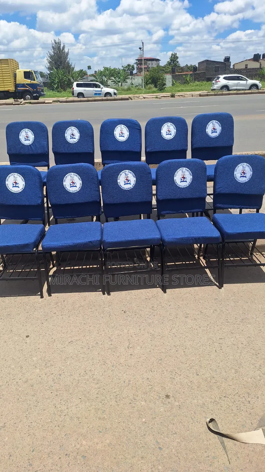 Blue Lebed Church Seats