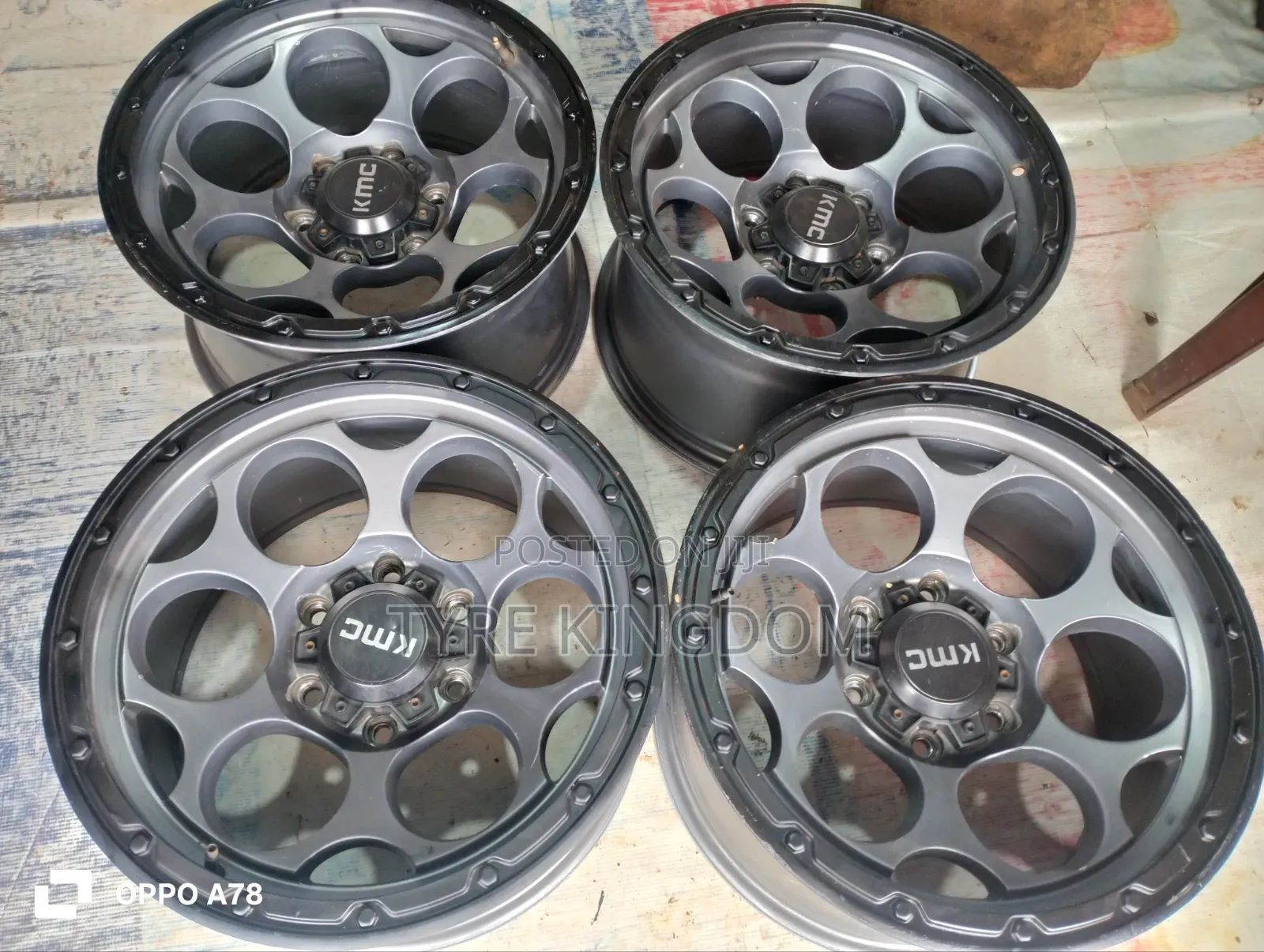 Slightly Used Rims Size 17 for Prado, Double Cab, Pajero, 
