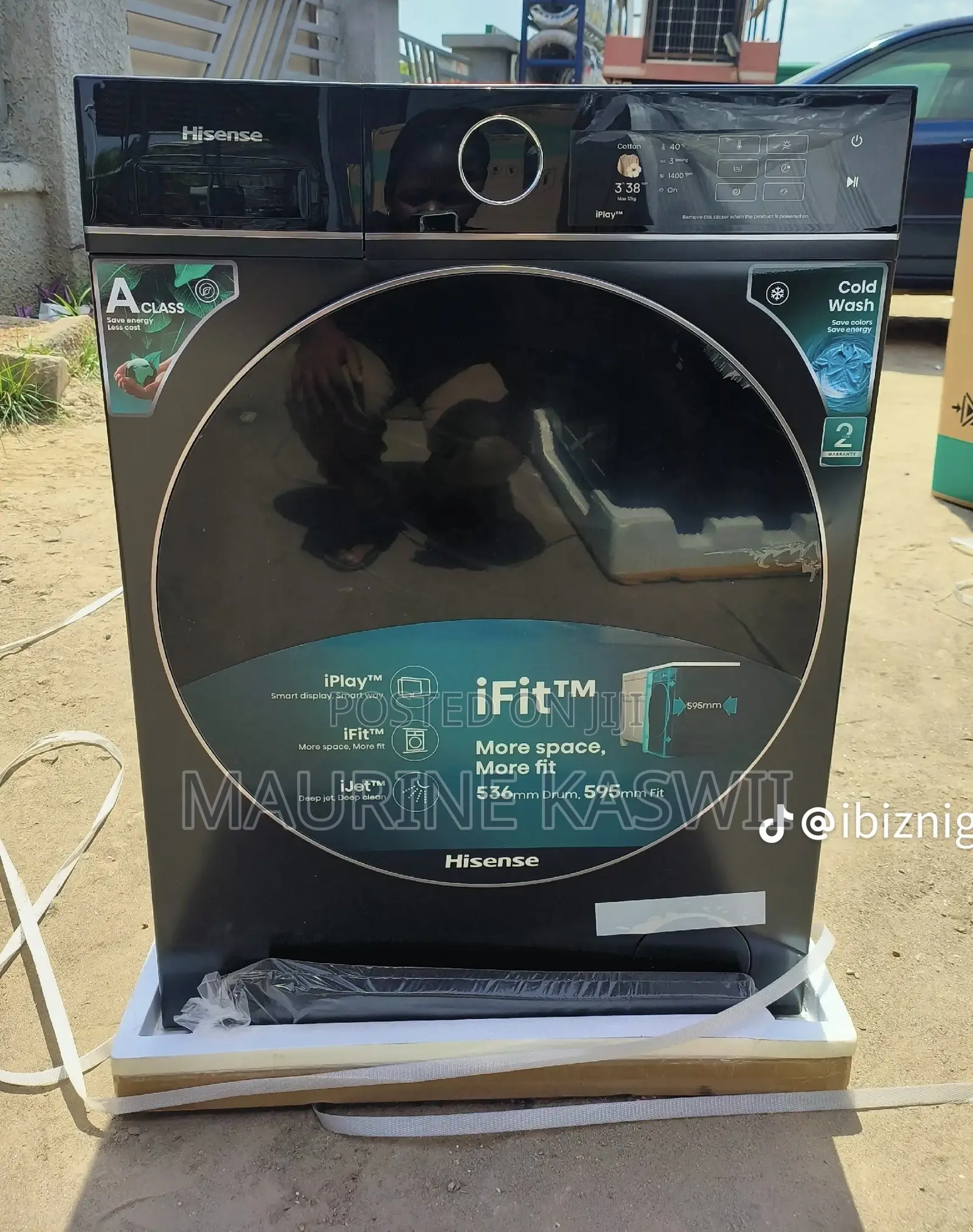 HISENSE WASH DRY 12/8 KG SERIES 5i Aclass Inverted 10yrwarranty Motor