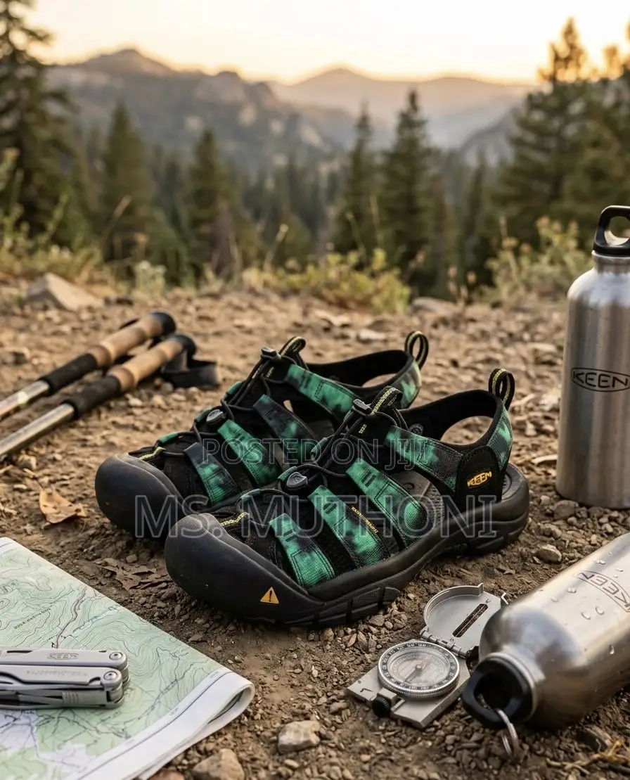 Monochrome Granite Green Keen Trail Sandals Size 38-45