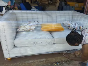 White Spring Cauch Sofa