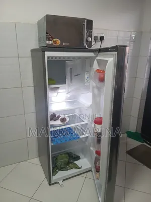 LG 220L 60W Fridge and Nunix 20L Microwave