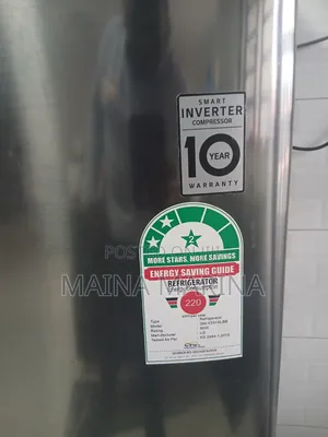 LG 220L 60W Fridge and Nunix 20L Microwave