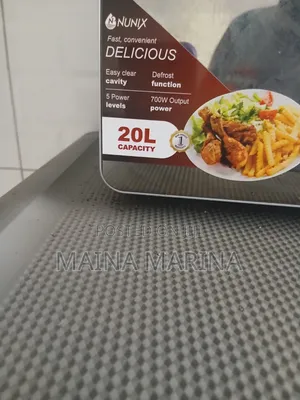 LG 220L 60W Fridge and Nunix 20L Microwave