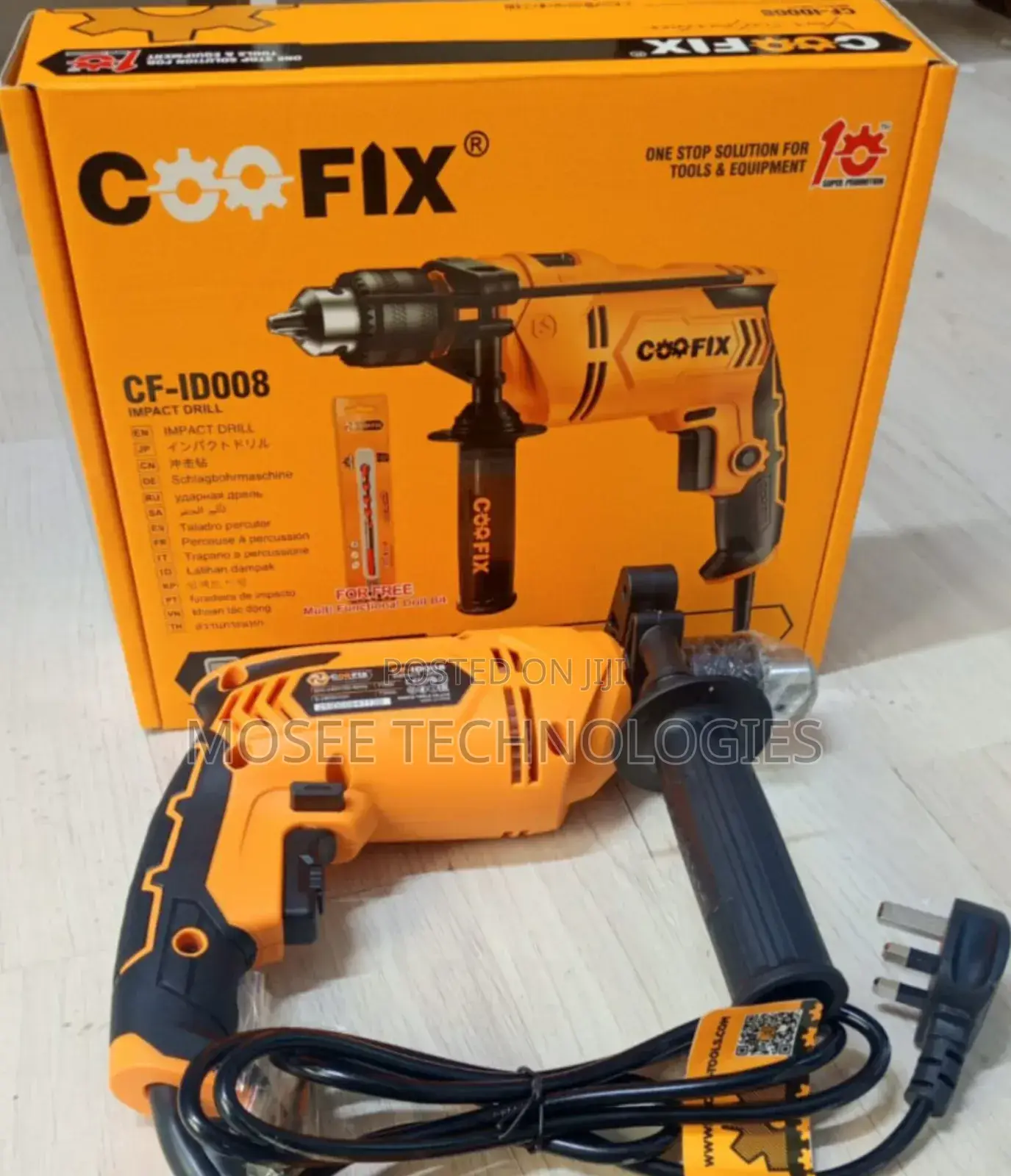 COOFIX 710W Power Drill – 13mm Chuck for Construction & DIY