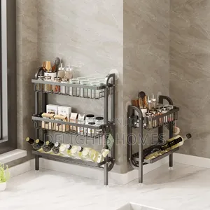 3-Tier Wall-Mounted Kitchen Storage Rack-Bli