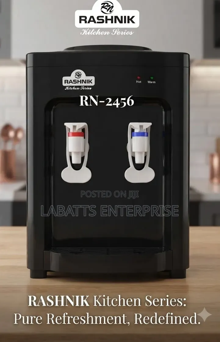 Black Table Top Hot Normal Water Dispenser – Compact Convenient