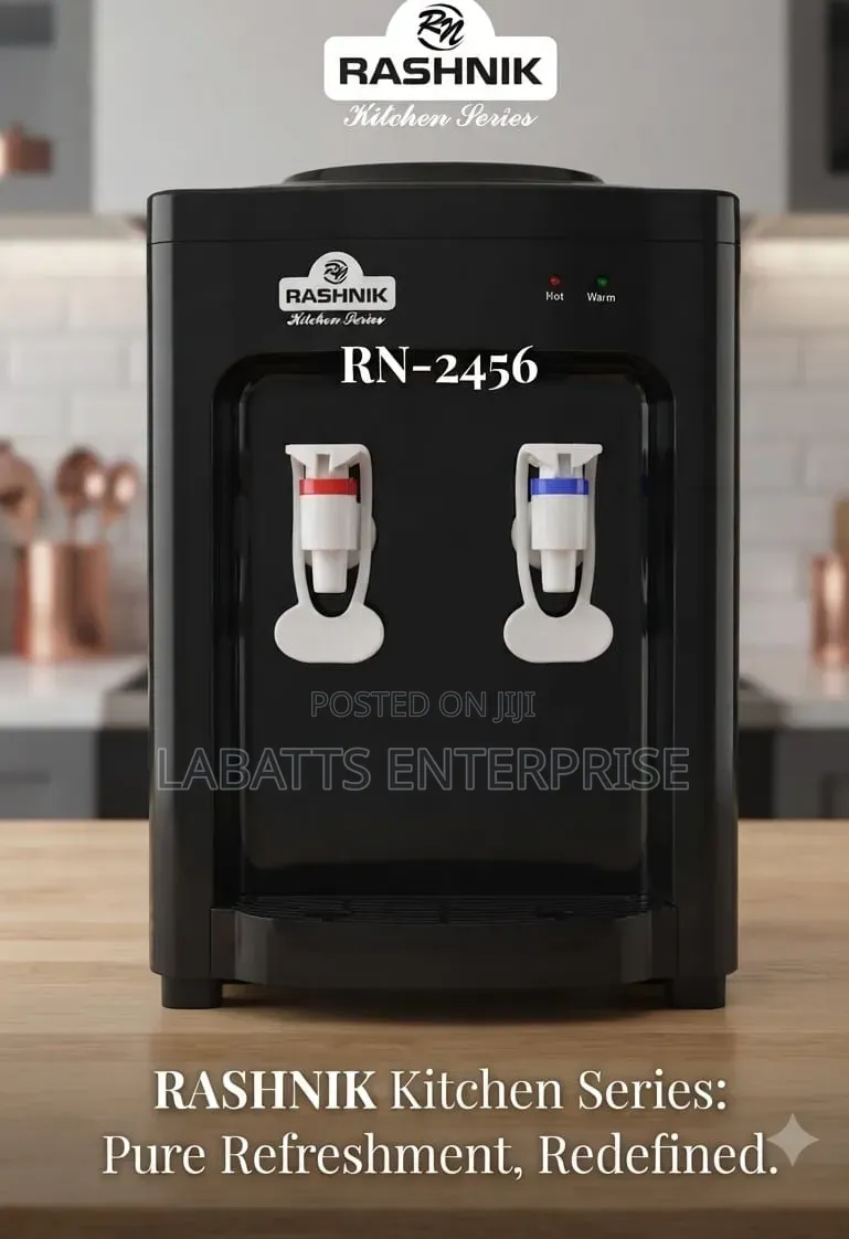 Black Table Top Hot Normal Water Dispenser – Compact Convenient