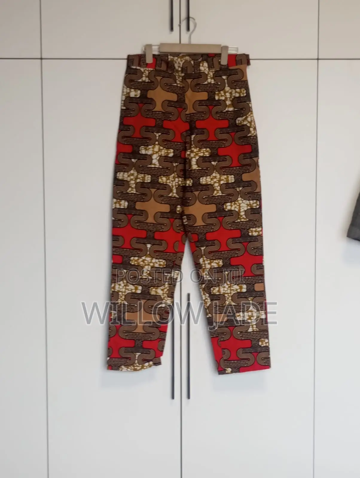 Ankara Kitenge Chino Pants -Size (S/M)